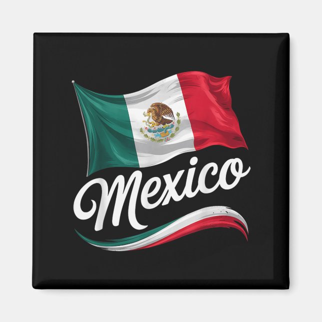 Viva Mexico Independence Day Mexican Flag Hispanic Magnet (Front)