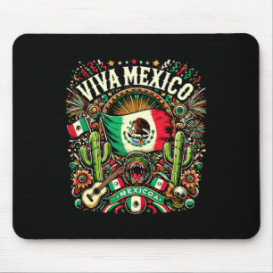 Viva Mexico Independence Day Mexican Flag Mexicano Mouse Pad