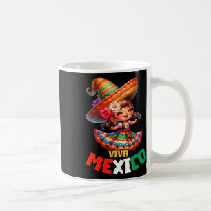 Viva Mexico Mexican Independence Day Mexican Girl Coffee Mug