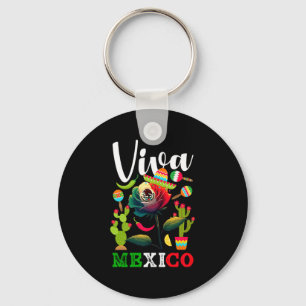 Viva mexico mexican pride flag mexico rootsViva me Key Ring