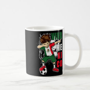 Viva Mexico Mexican Soccer Boy Independence Day Fl Coffee Mug