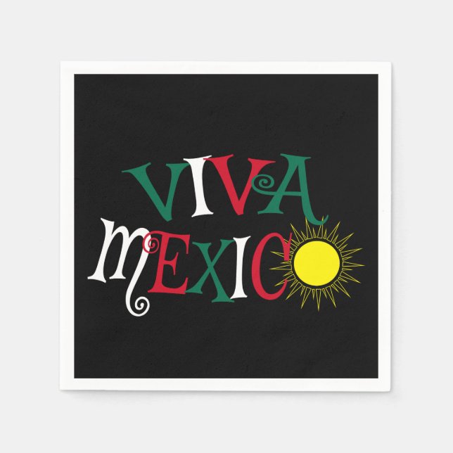 Viva Mexico Napkin (Front)