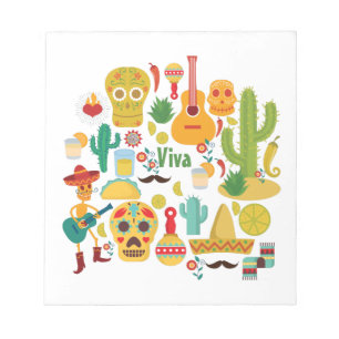 viva mexico notepad