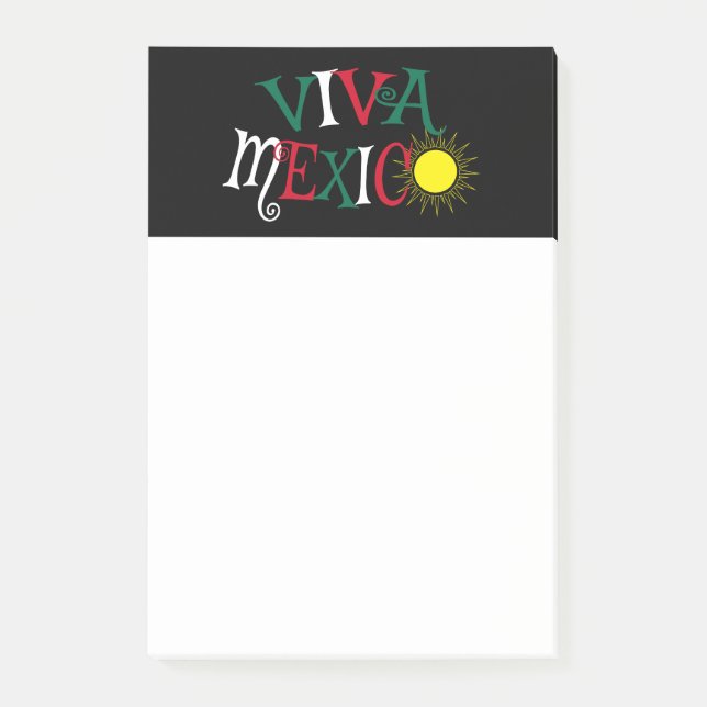 Viva Mexico Post-it Notes (Front)