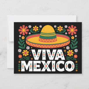 Viva Mexico Postcard