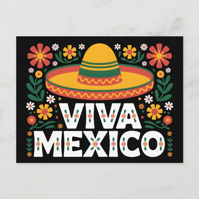 Viva Mexico Postcard (Front)