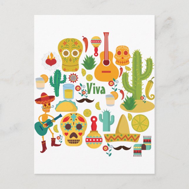 viva mexico postcard (Front)