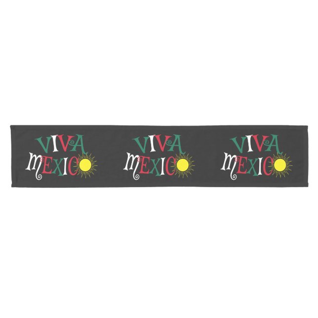 Viva Mexico Short Table Runner (Horizontal)