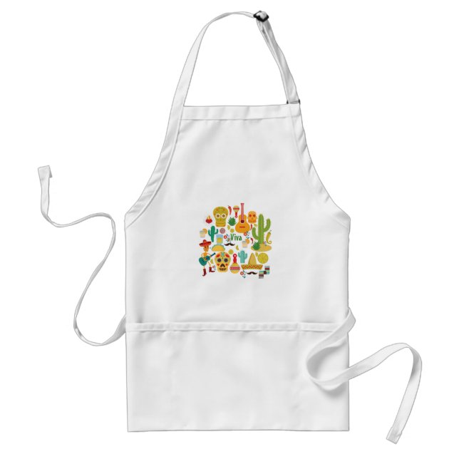 viva mexico standard apron (Front)