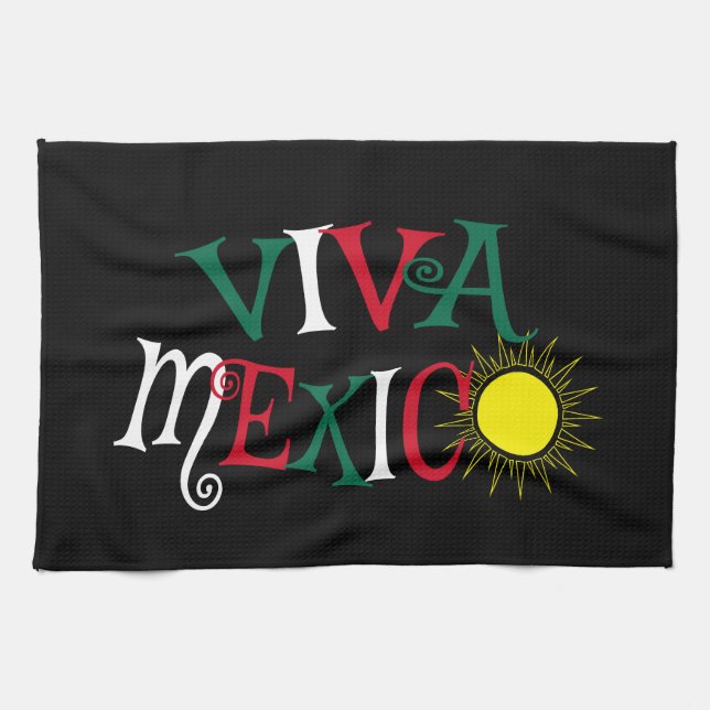 Viva Mexico Tea Towel (Horizontal)
