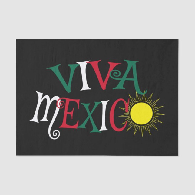Viva Mexico Tissue Paper (Front)
