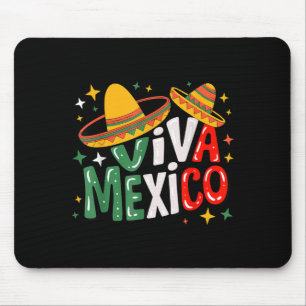 Viva mexico toddler girls boys mexican flag mouse pad