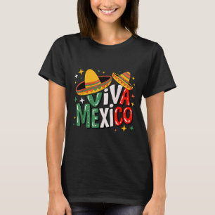 Viva mexico toddler girls boys mexican flag T-Shirt