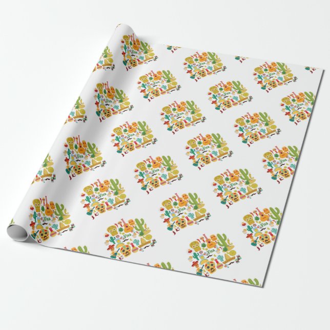 viva mexico wrapping paper (Unrolled)
