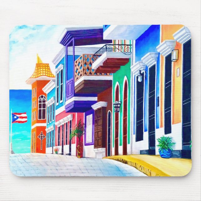 ¡Viva Puerto Rico! Mouse Pad (Front)