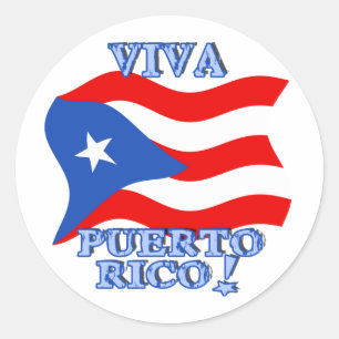 Viva Puerto Rico Products Classic Round Sticker