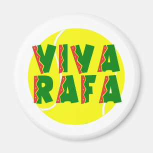 VIVA RAFA with Tennis Ball Magnet