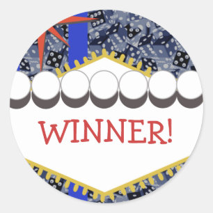 Viva Vegas! Classic Round Sticker