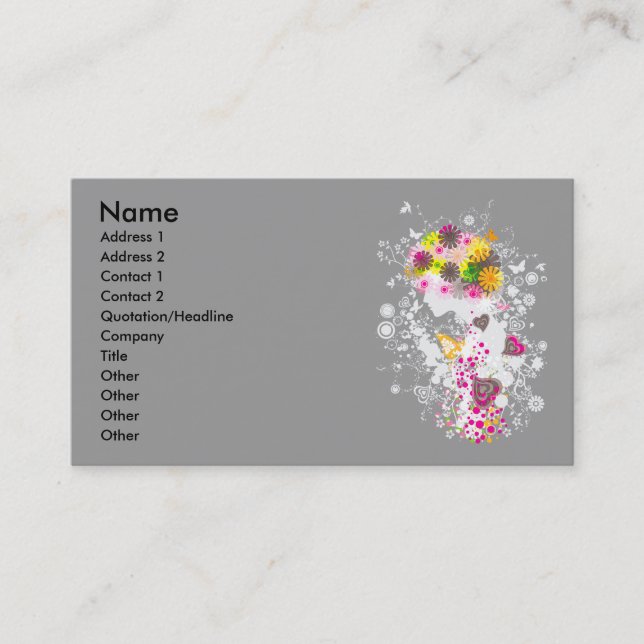 Vivace Business Card (Front)