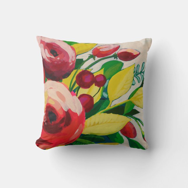 Vivacious Blooms Cushion (Front)