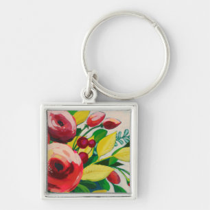 Vivacious Blooms Key Ring