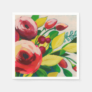 Vivacious Blooms Napkin