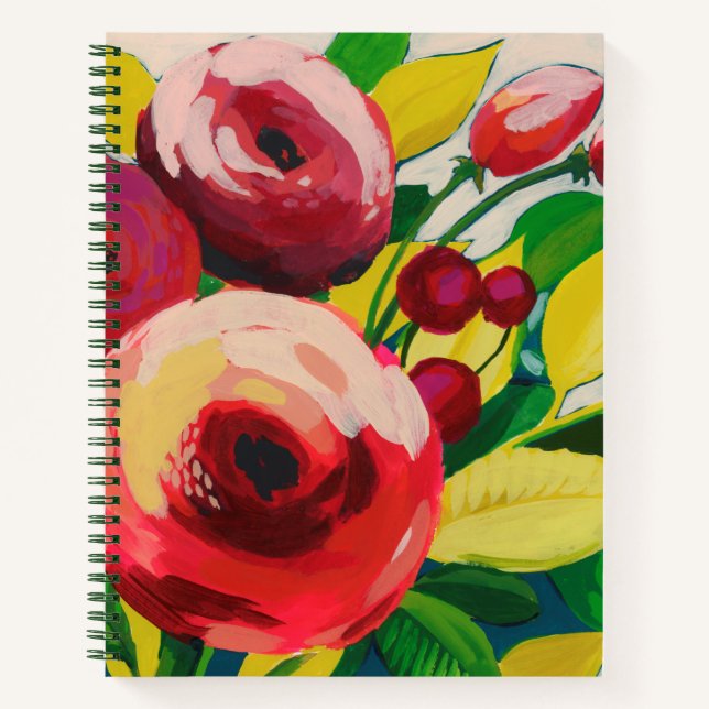 Vivacious Blooms Notebook (Front)