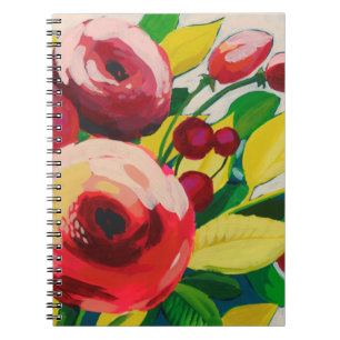 Vivacious Blooms Notebook