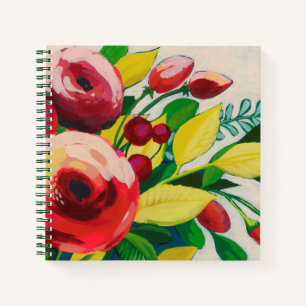 Vivacious Blooms Notebook