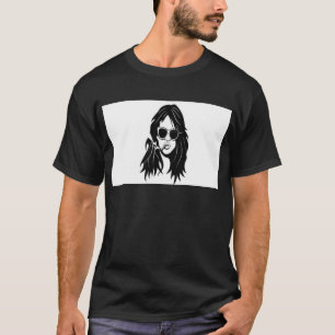 Vivacious girl in shades T-Shirt