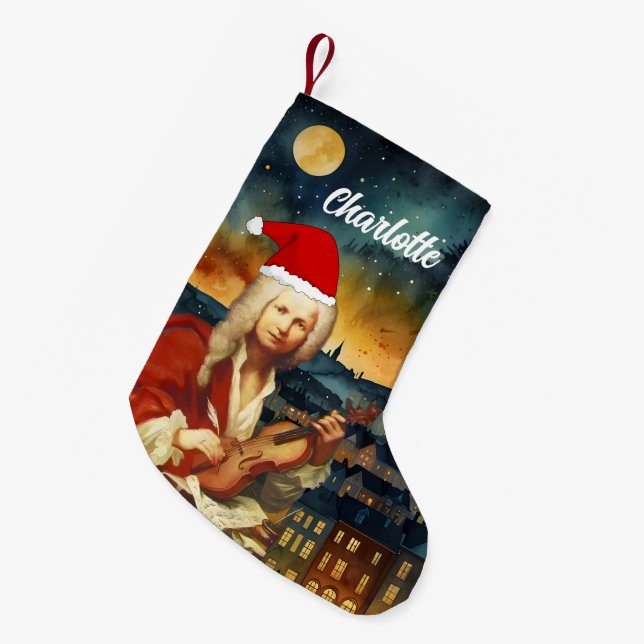 Vivaldi Christmas Small Christmas Stocking (Front (Hanging))