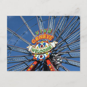 vive genève wheel postcard