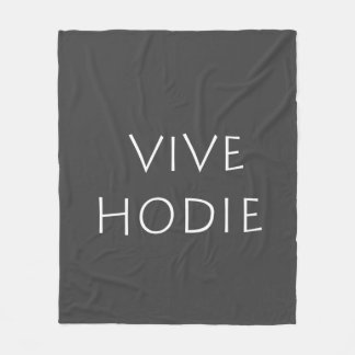 Vive hodie fleece blanket