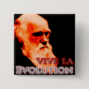 Vive La Evolution Redoux 15 Cm Square Badge