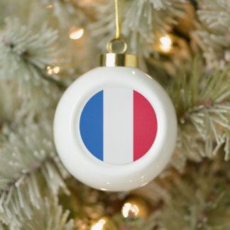 Vive la France -   Ceramic Ball Christmas Ornament