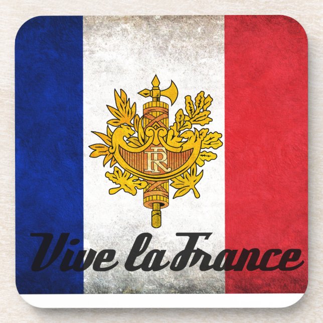 Vive la France Coaster (Front)
