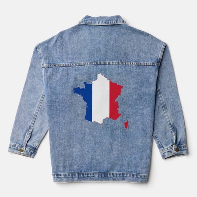 Vive La France Denim Jacket (Back)