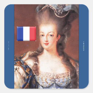 Vive La France Marie Antoinette Stickers