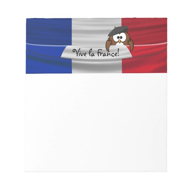 Vive la France! Notepad (Front)