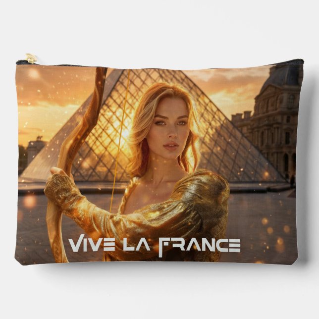 VIVE LA FRANCE - PARIS ACCESSORY POUCH (Front)