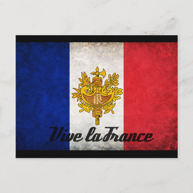 Vive la France Postcard (Front)