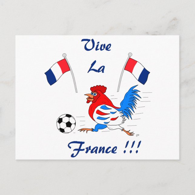Vive La France Postcard (Front)