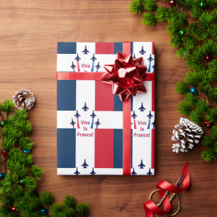 Vive la France Wrapping Paper