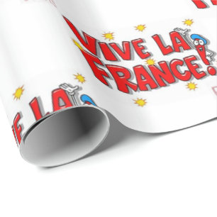 Vive la France Wrapping Paper