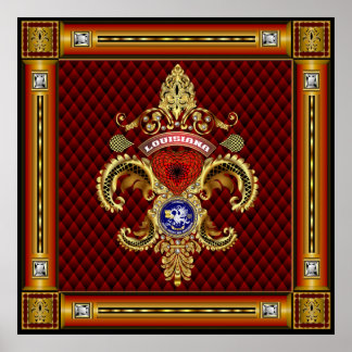 Vive la Louisiane louisiana Poster