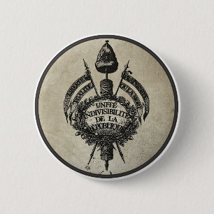 Vive la Revolution 6 Cm Round Badge