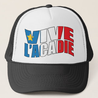 Vive l'acadie trucker hat