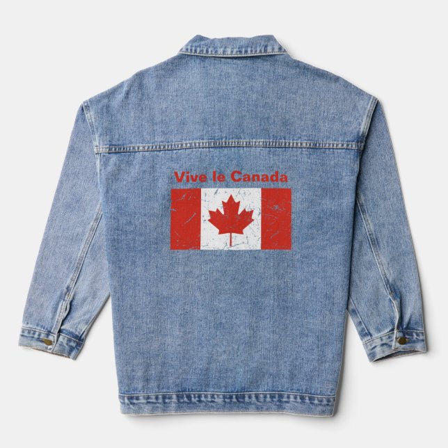 Vive le Canada Denim Jacket (Back)