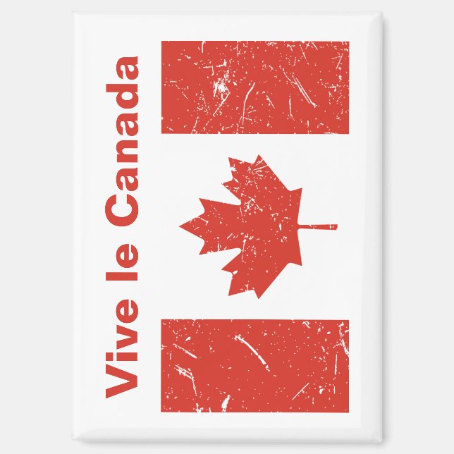 Vive le Canada Magnet (Front)