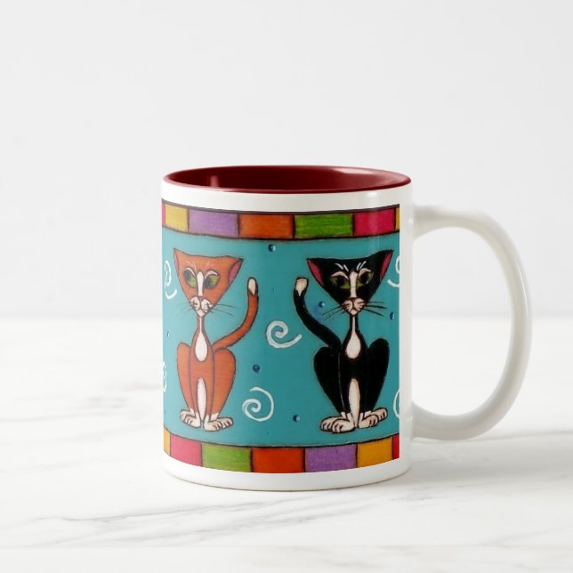 Vive le Difference Two-Tone Coffee Mug (Right)